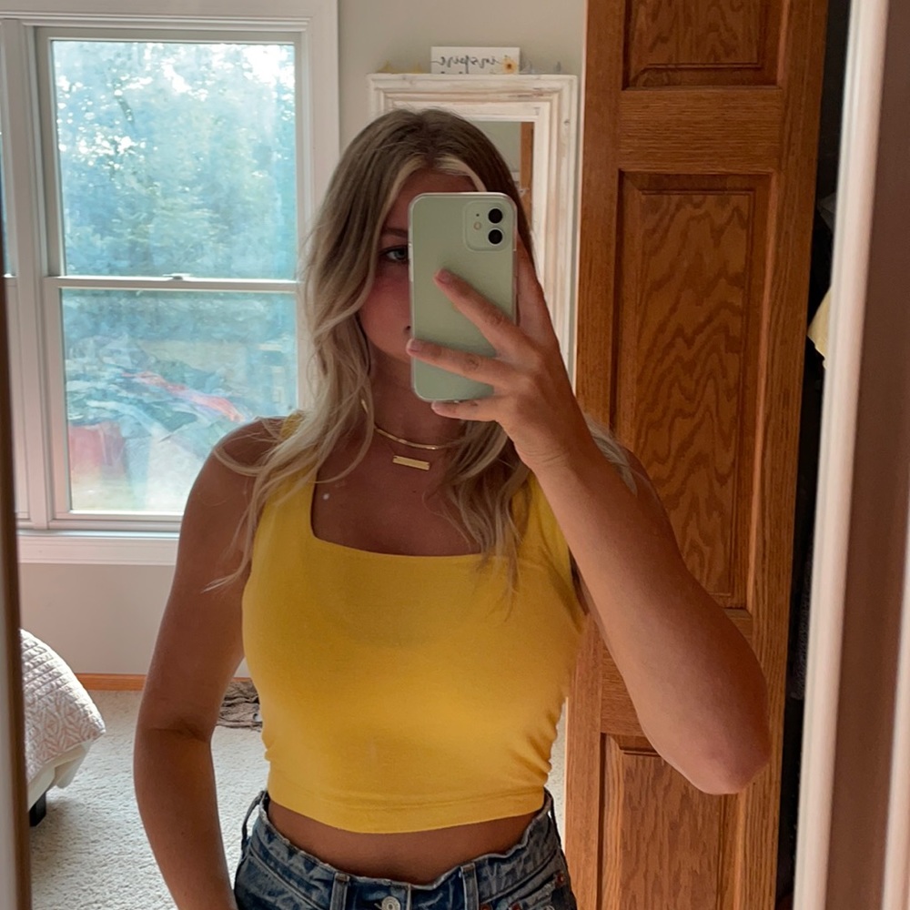 Yellow tank